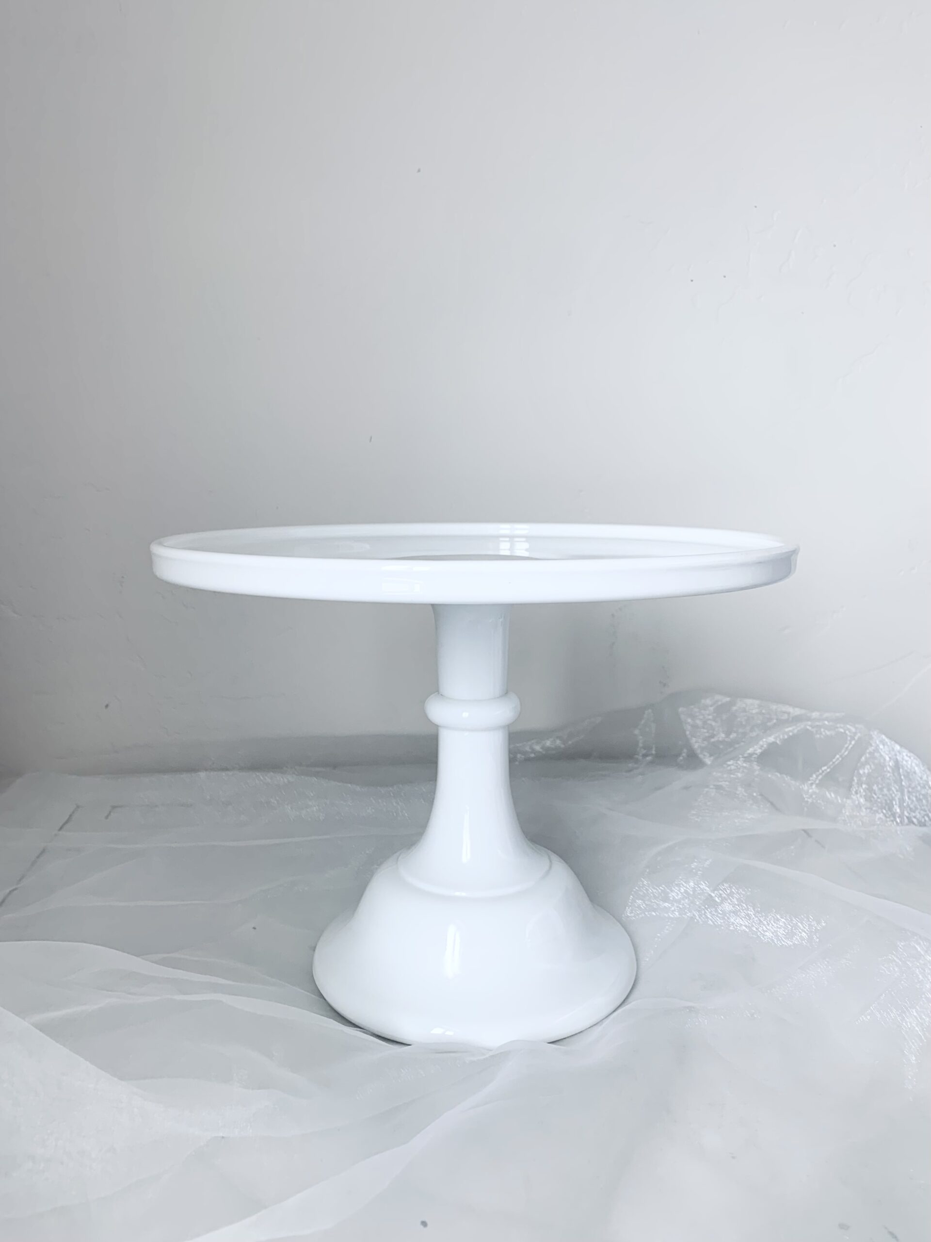 Mosser White Glass 10" – $25